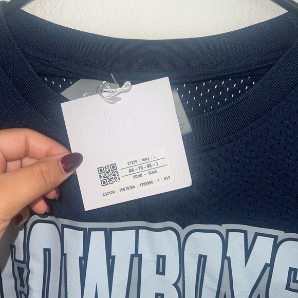 Women’s Cropped Dallas Cowboys Jersey - Picture 4 of 6